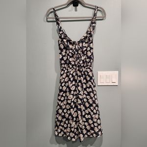 Lauren Conrad Disney Navy Blue Alice Wonderland Tea Cup Pot Dress Spring Summer